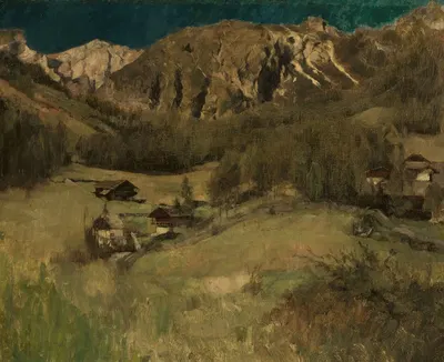 Пейзаж из Тироля by Карл Шух, 1882-1883 — digital art print download