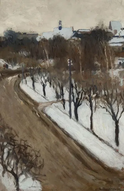 Парк Плянты в Кракове by Эдвард Трояновский, 1902 — digital art print download