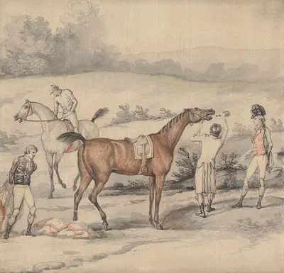 Dosing a Racehorse by Louis Philippe Boitard — digital art print download