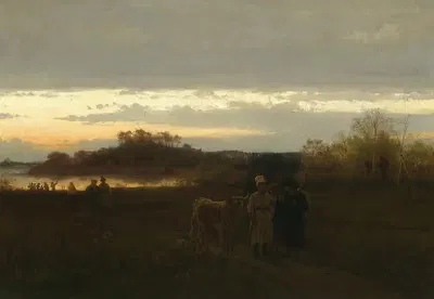 По пути на ярмарку by Францишек Стрейтт, 1872 — digital art print download