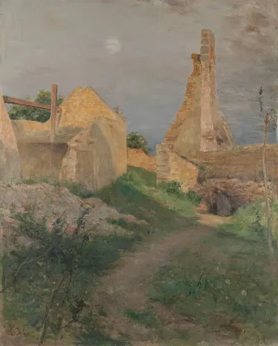Руины by Георг Паули, 1886 — digital art print download
