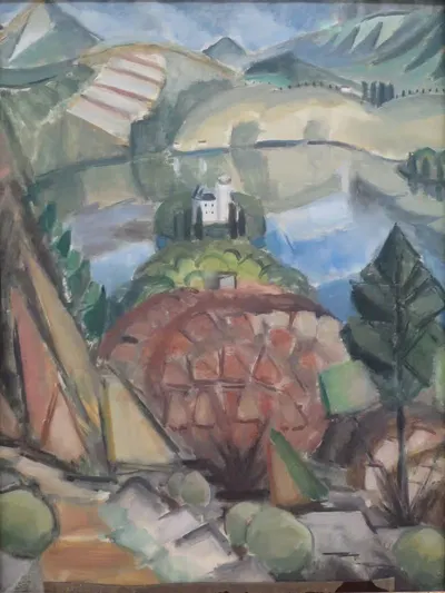 Lake by Henri Victor Gabriel Le Fauconnier, 1911 — digital art print download