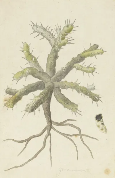 Monsonia patersonii or Monsonia sp. by Robert Jacob Gordon, 1777 - 1786 — digital art print download