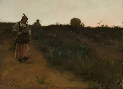 Return from the fields by José Malhoa, 1897 — digital art print download