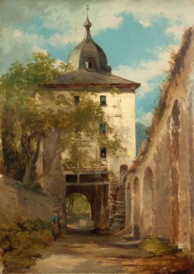 The Town Gate, Boppart by Joseph Magnus Stäck — digital art print download