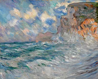 Cliffs at Etretat by Lilla Cabot Perry — digital art print download