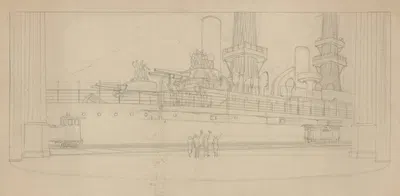 Ocean liner by Mark Lawson, 1912 - 1926 — digital art print download