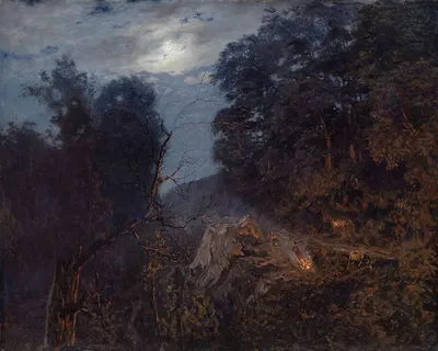 На рассвете by Николай Никанорович Дубовской, 1910 — digital art print download