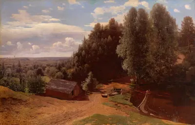 Мельница на лесной поляне by Владимир Орловский, 1887 — digital art print download