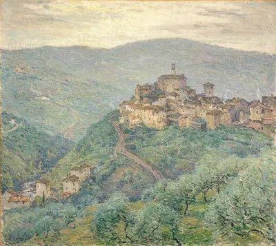 Пеллаго, Тоскана by Уиллард Лерой Меткалф, 1913 — digital art print download