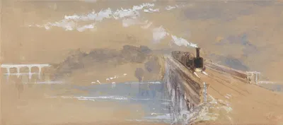 Rain, Steam and Speed by Майлс Биркет Фостер — digital art print download