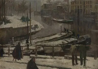 Оттепель в Генте by Альберт Баертсоен — digital art print download