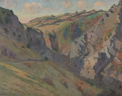 Les Grottes de Prunal près de Pontgibaud by Armand Guillaumin — digital art print download