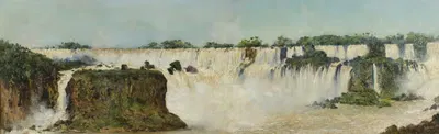 Водопад Игуасу by Аугусто Баллерини, 1892 — digital art print download