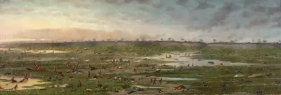 Después de la Batalla de Curupaytí by Cándido Lopez, 1893 — digital art print download