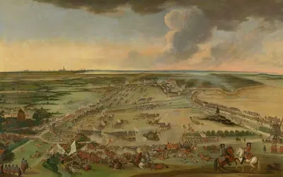 Битва при Экере by Константин Франкен, 1703 — digital art print download