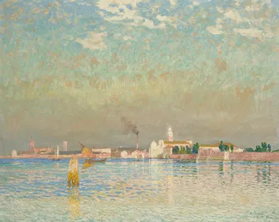 Вид на Мурано, Венеция by Эмиль Клаус, 1906 — digital art print download