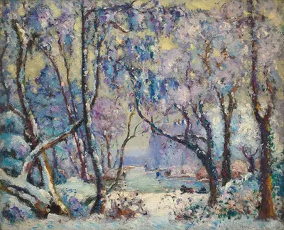 Снег и иней by Эммануэль де Ла Вильон, 1910 — digital art print download