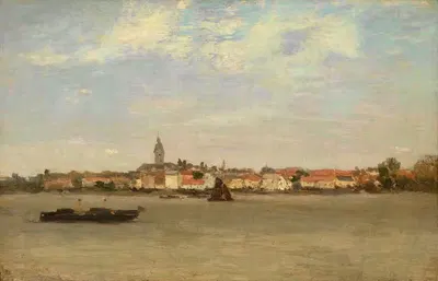 Вид на Темзу by Гийом Вогельс — digital art print download