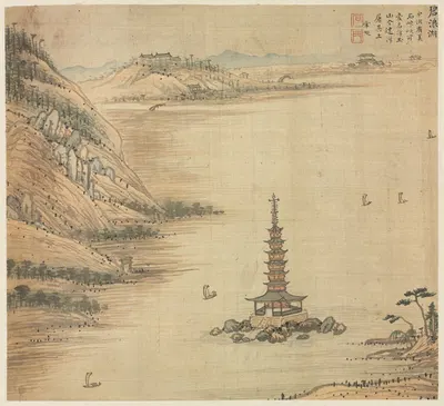 Bilang Lake by Song Xu, c. 1588 — digital art print download