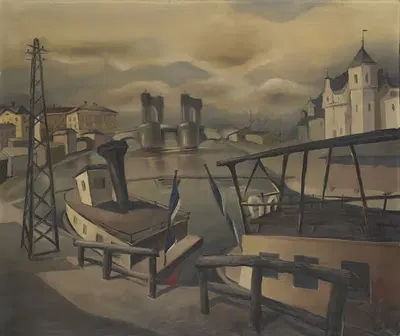 Тарту, каменный мост by Хандо Мугасто, 1931 — digital art print download