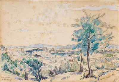 Дворец пап в Авиньоне by Анри Мангин, 1927 — digital art print download