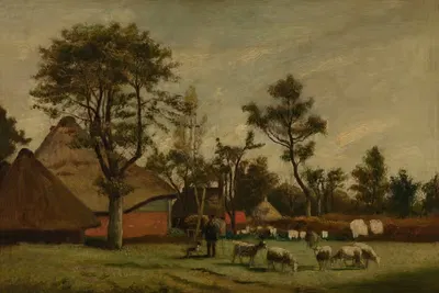 Фермерский дом by Анри де Бракелер, 1865-1875 — digital art print download