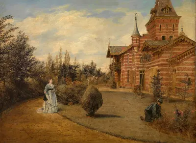 Загородный дом Гюстава Куте by Анри де Бракелер, 1871 — digital art print download