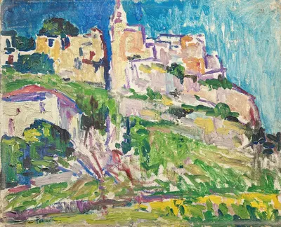 Le Village de Gassin by Henri Person — digital art print download