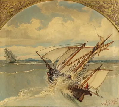 Шторм на море by Ярослав Чермак, 1855 — digital art print download