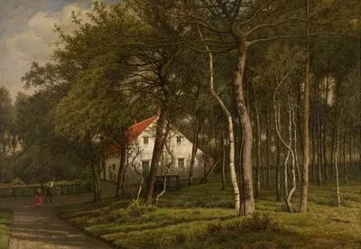 Лесной домик в Путте by Жан Пьер Франсуа Ламориниер, 1894 — digital art print download
