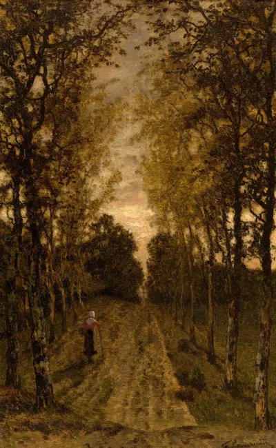 A Path near Putte by Jean Pierre François Lamorinière — digital art print download