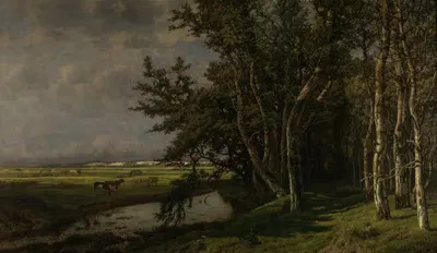 Prinsenvijver on the Isle of Walcheren by Jean Pierre François Lamorinière, 1876 — digital art print download