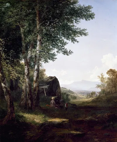 Distant View of the Mansfield Mountain, Vermont by John Frederick Kensett, 1849 — digital art print download