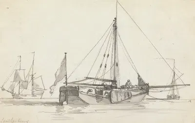 Three Ships by Филип Джеймс де Лутербург — digital art print download