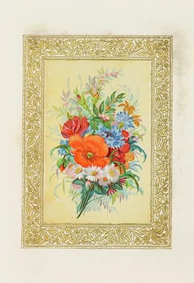 Flora Symbolica by John Henry Ingram, 1869 — digital art print download