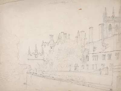 Magdalen College, Oxford by Rev. William Warren Porter — digital art print download
