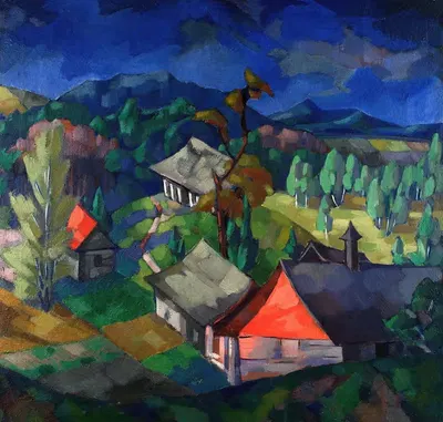 Ландшафт Саадъярве by Конрад Мэги, 1923 — digital art print download