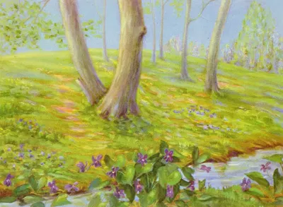 Blue Violet by Lafayette F. Cargill, 1937 — digital art print download