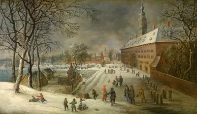 Оостерхус в Антверпене by Лукас ван Уден — digital art print download
