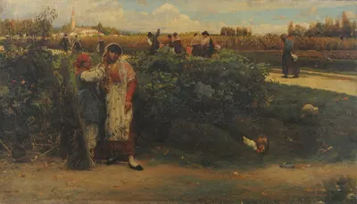 Вьющиеся побеги праздника by Луиджи Ноно, 1887 — digital art print download