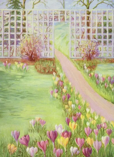 Crocus by Lafayette F. Cargill, 1937 — digital art print download