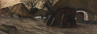 Старая деревня в Кемпене by Жорж Мёнье — digital art print download