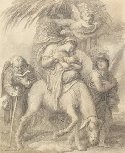 Flight into Egypt by Ричард Косвэй — digital art print download