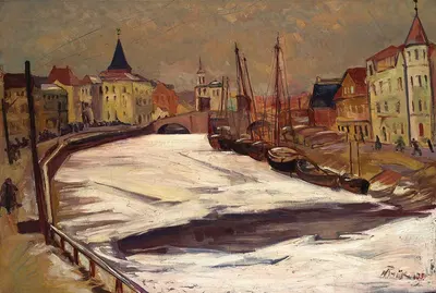Талвине Тарту с Эмайыги by Николай Триик, 1935 — digital art print download