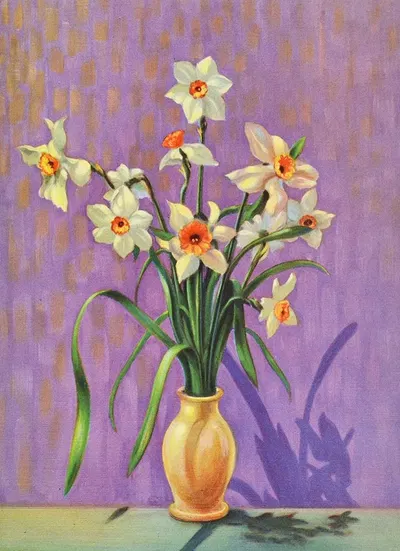 Narcissus by Lafayette F. Cargill, 1937 — digital art print download