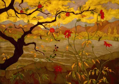 Яблоня с красными плодами by Поль Рансон, 1902 — digital art print download