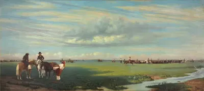 El rodeo by Prilidiano Pueyrredòn, 1861 — digital art print download