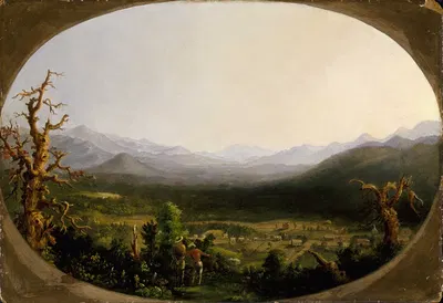 Вид на Эшвилл, Северная Каролина by Роберт С. Дункансон, 1850 — digital art print download