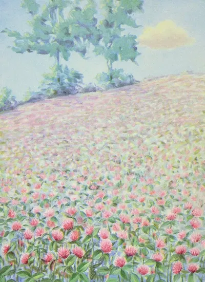 Red Clover by Lafayette F. Cargill, 1937 — digital art print download